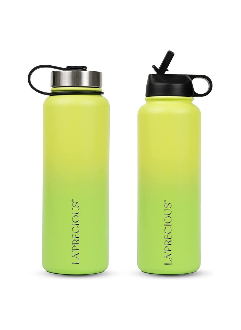 Stainless Steel Water Bottle 40 oz Rust Proof Leakproof Keeps Liquids Hot or Cold for Several Hours