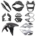 Mokuo Motorcycle Fairing Kits Compatible with Honda Grom MSX 125 20172020Black Color - Image 2