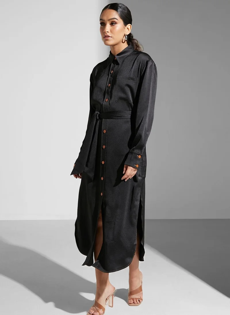Cmeo collective Button Down Shirt Dress