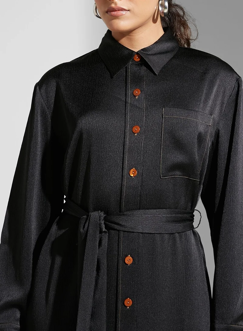 Cmeo collective Button Down Shirt Dress