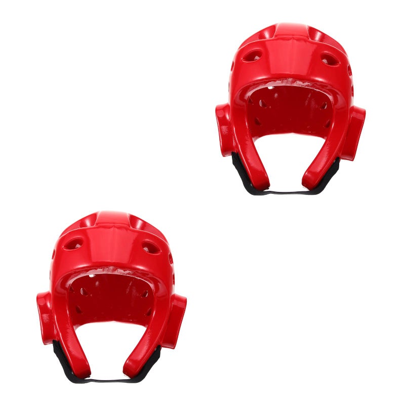 2pcs Taekwondo with Comfortable Boxing Safe Sparring Helmet for Karate Adjustable Boxing - Image 1