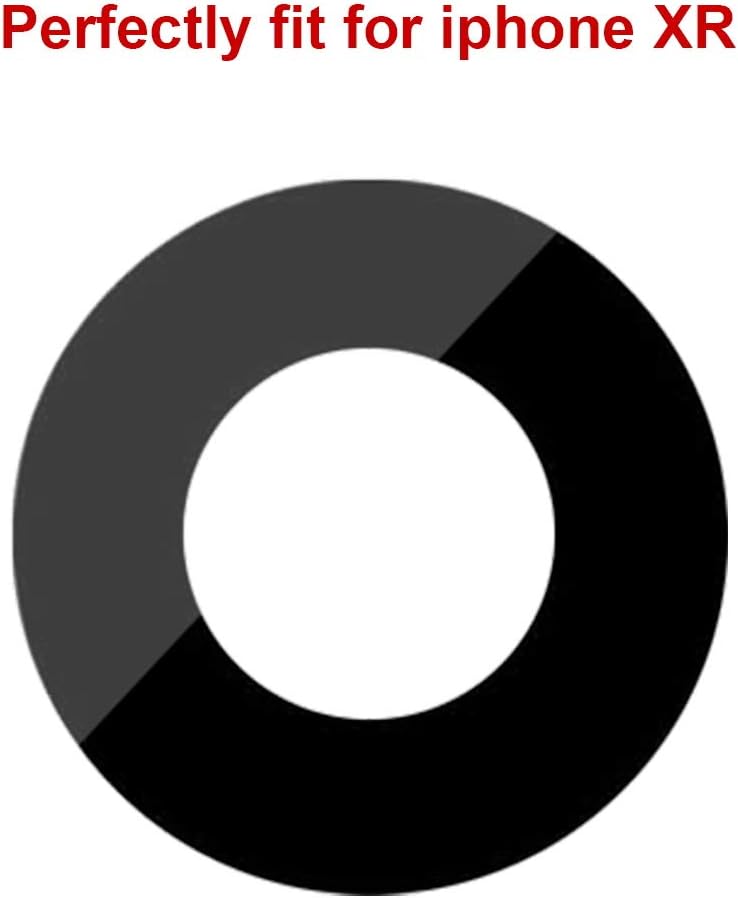 Perzework عدسة زجاجية خلفية للكاميرا بديل 2 قطعة لجهاز آيفون XR 6.1 بوصة مع لاصق مثبت مسبقًا وأدوات إصلاح - Image 2