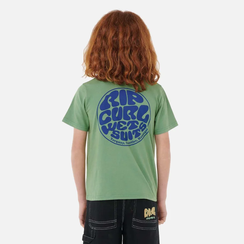 Rip Curl Wetsuit Icon Short Sleeve Tee - Kids