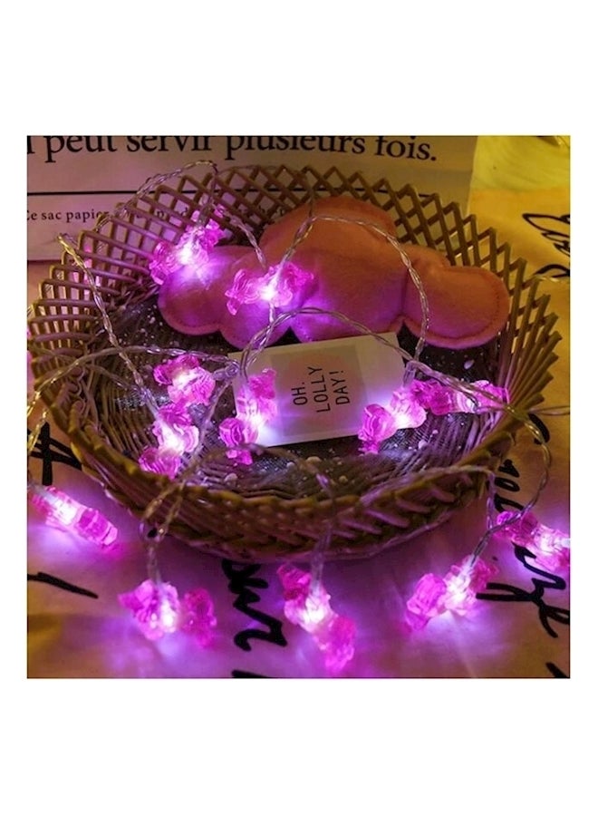 Loquat LED Rope String Lights Pink - Image 2