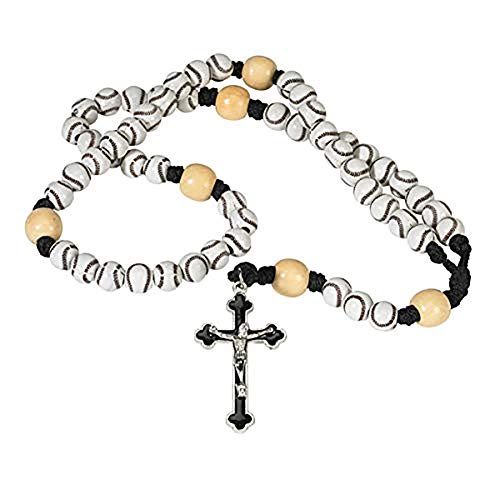 CB Athlete Protection Baseball Softball Sports Catholic Athlete Rosary, 20 Inch - Image 5