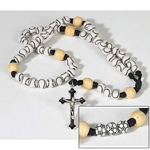 CB Athlete Protection Baseball Softball Sports Catholic Athlete Rosary, 20 Inch - Image 3