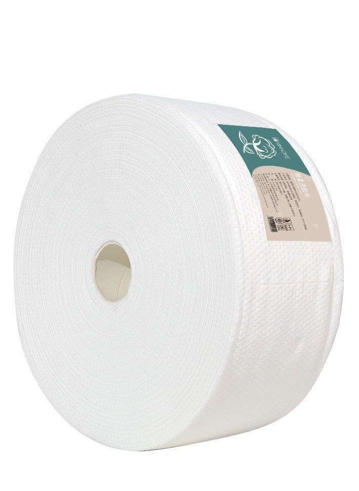 general Disposable Face Towel with 150 Sheets a roll, 100% Cotton Extra Thick  Soft Face Cotton Tissue, Face Cleaning Towel with Free Packaging Bag(500g)  - Image 1