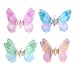 JRYEM 4Pcs Tulle Butterfly Car Vent Clips Vibrant Dancing Wing Dashboard Ornaments Moving Butterfly Car Decor Universal Car Accessories Interior for Women Lively Colors - Image 2
