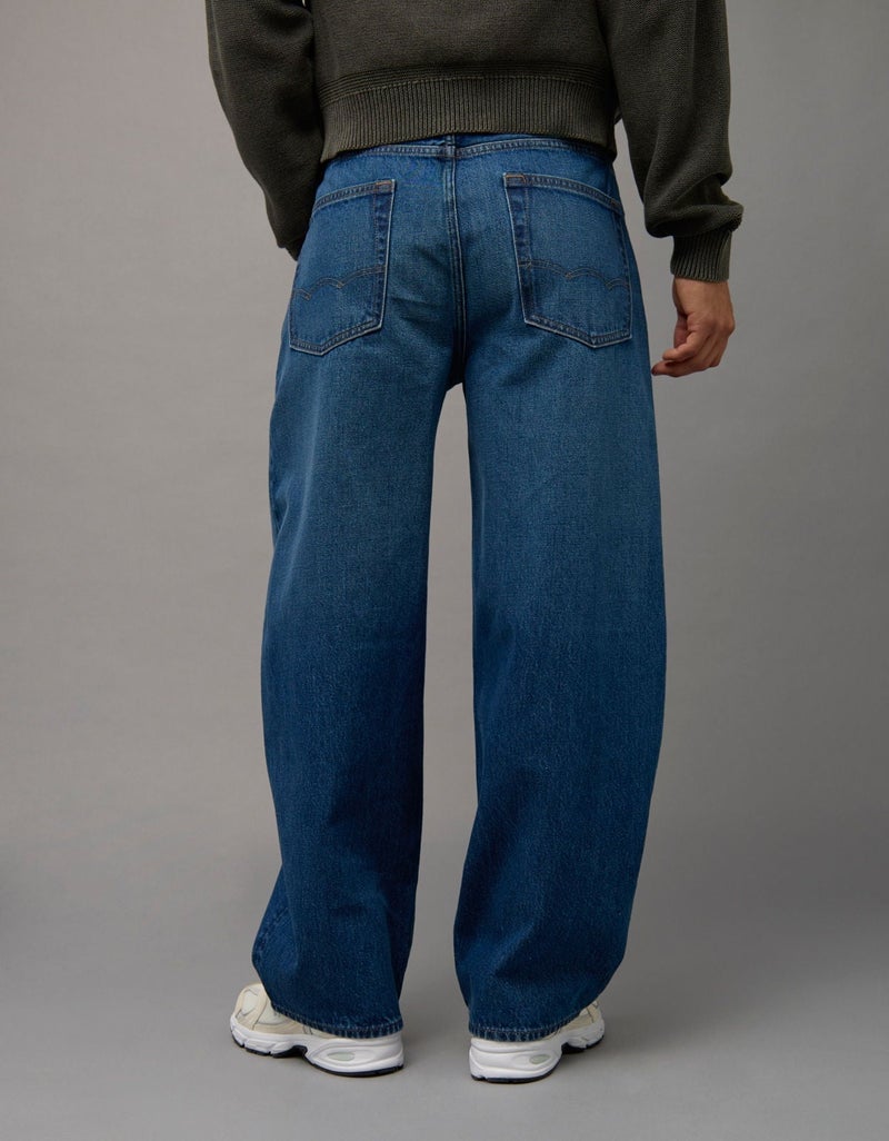 American Eagle AE Cropped Baggy Barrel Jean - Image 2