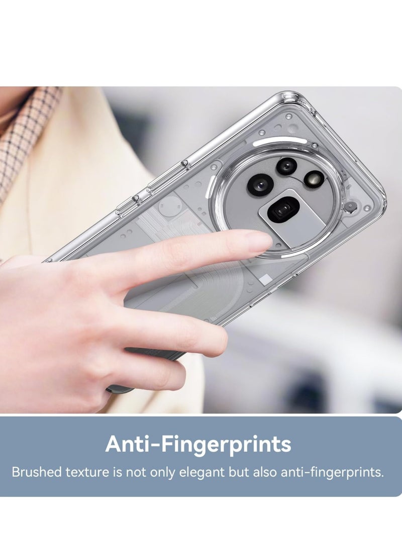 غطاء حماية لهاتف Nothing Phone 3A Pro، مقاوم للصدمات والخدوش، شفاف للغاية، غير قابل للاصفرار، غطاء حماية للكاميرا لهاتف Nothing Phone 3A Pro - Image 4