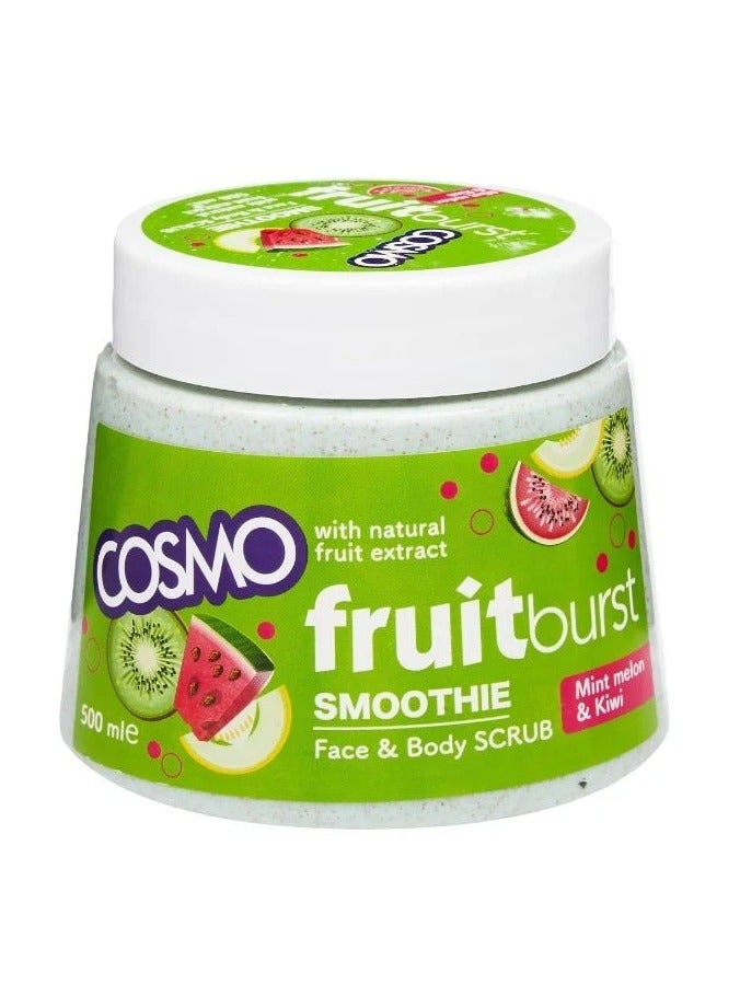 كوزمو صنفرة للوجه والجسم بخلاصة الفواكه الطبيعية، البطيخ المنعش والكيوي 500مل