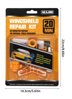 Generic Glass Crack Repair Liquid, Cracks Gone Glass Repair Kit | Cracked Windshield Repair Kit for Chips, Cracks, Star-Shaped Crack  - Image 3