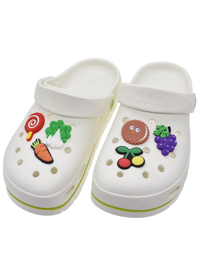 KASTWAVE Crocs Charms, Food Shoe Decoration Charm, Multiple Styles, Food Charms Crocs for Men Women Kids Girl Boy, Buckle Party Favors Birthday Gifts, Children Reward Gifts, 48 Pcs (Not Repeating) - Image 5