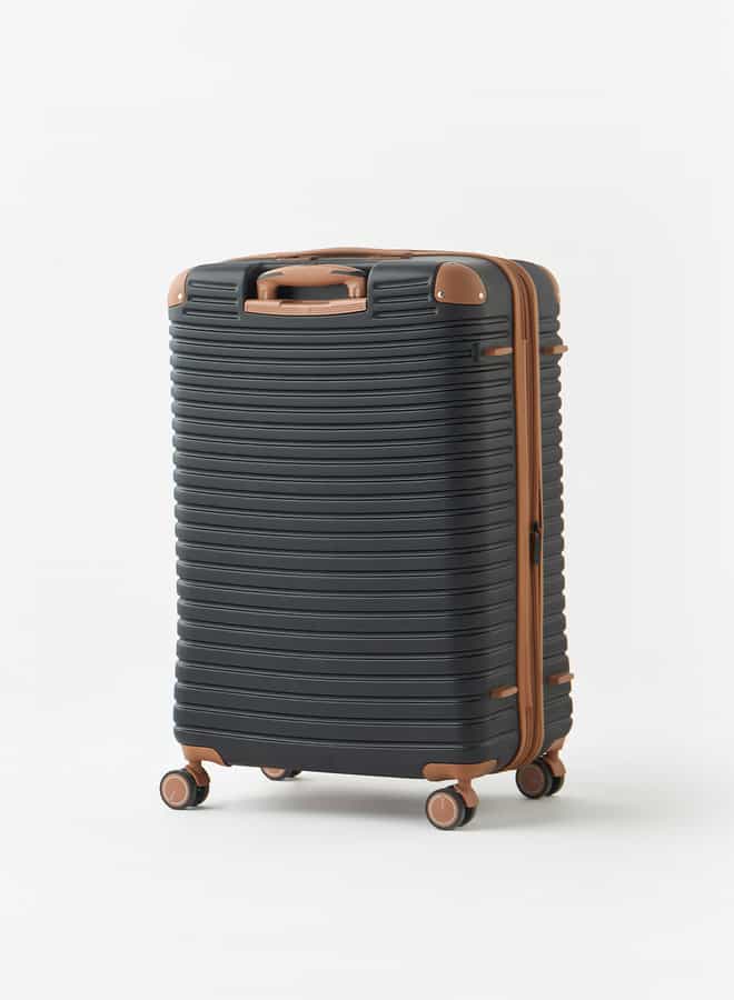 Wave Textured 3-Piece Hardcase Trolley Bag Set with Retractable Handle - Image 5