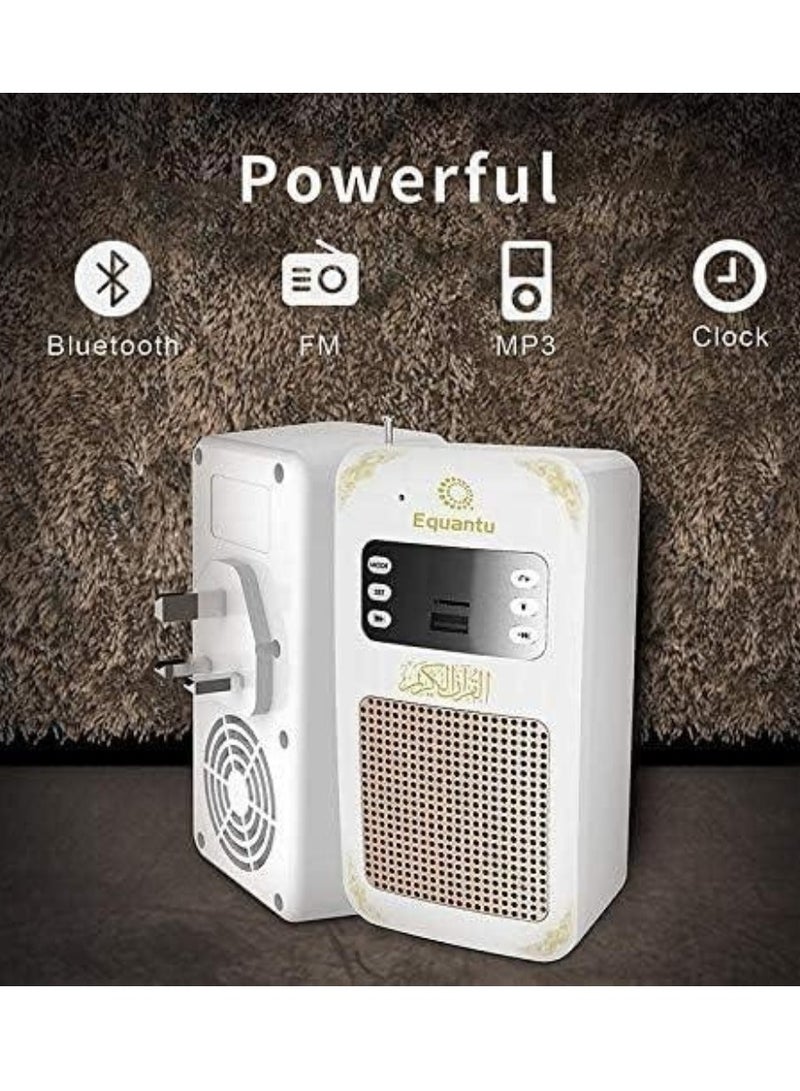 JAJEEK Holy Wall Speaker Bluetooth Al-Quran Light Speaker SQ669 | Portable Quran Speaker with LED Light, Supports Bluetooth Connectivity for Audio, High-Quality Sound, Ideal for Recitation, Quran Listening, and Islamic Home Decor – Perfect Gift for Muslims - Image 4