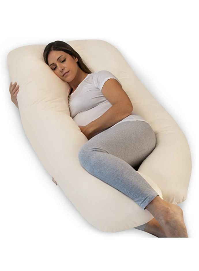 molody U Shaped Nursing And Maternity Pillow With Removable Velvet Cover - Image 1