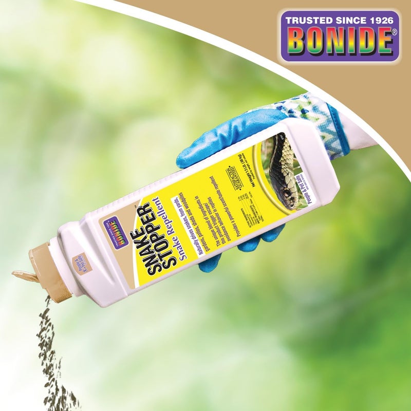 Bonide Snake Stopper Snake Repellent, 1.5 lbs Ready-to-Use Granules, Outdoor Deterrent for Snakes, Lizards, Iguanas - Image 5