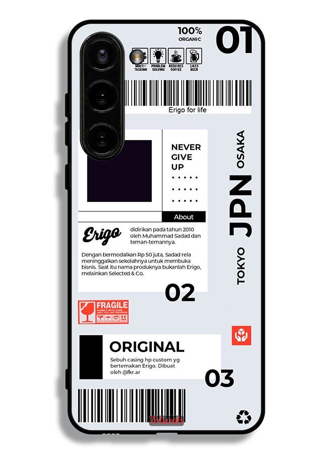 Tolwak Samsung Galaxy S23 5G Protective Case Cover Japan Sticker - Image 3