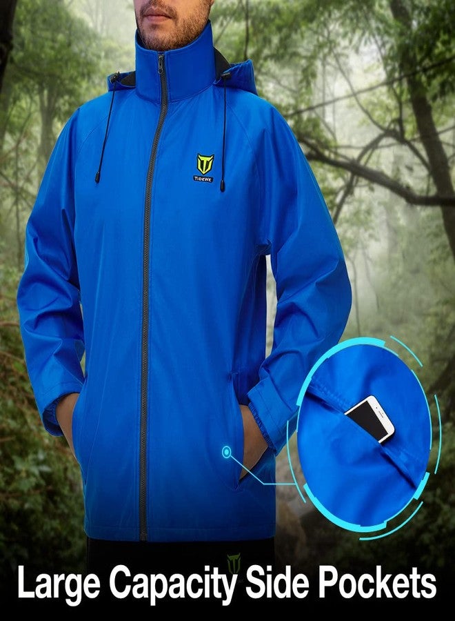 TIDEWE Rain Suit, Waterproof Breathable Lightweight Rainwear (Blue Size XL) - Image 4