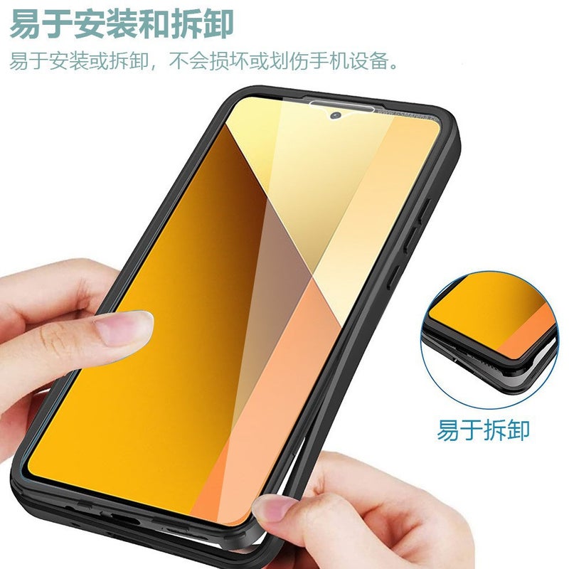 غطاء واقي، أخضر، TPU حماية من السقوط، مقاوم للصدمات لـ Redmi Note 14 من مادة TPU باللون الأخضر للرحلات اليومية لترتيب الأغراض للتنقل اليومي - Image 5