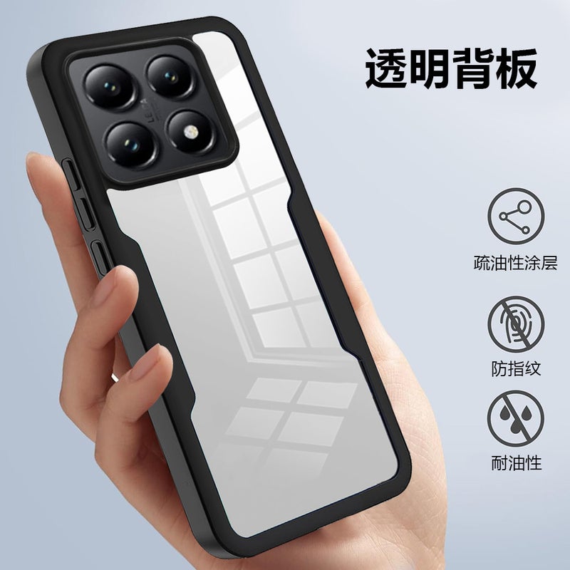 غطاء واقي، أخضر، TPU حماية من السقوط، مقاوم للصدمات لـ Redmi Note 14 من مادة TPU باللون الأخضر للرحلات اليومية لترتيب الأغراض للتنقل اليومي - Image 4