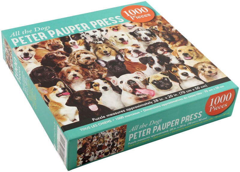 PETER PAUPER PRESS All The Dogs 1000 Piece Jigsaw Puzzle - Image 3