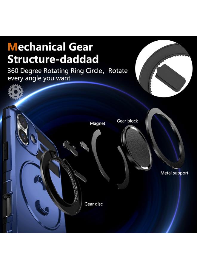 S-TOP Case For iPhone 16 Plus Rotating Magnetic Holder Phone Case - Image 5