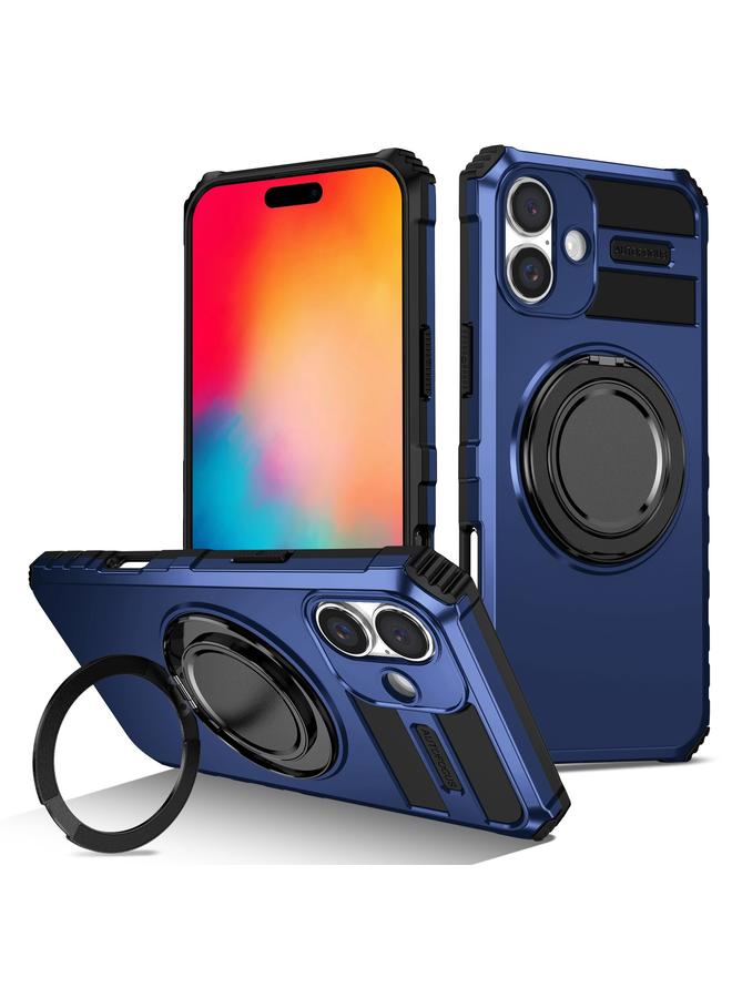 S-TOP Case For iPhone 16 Plus Rotating Magnetic Holder Phone Case - Image 1