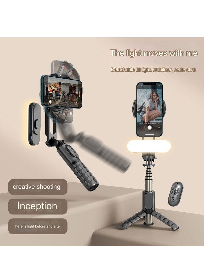 Excellent Tripod Bluetooth Selfie Stick Mobile Phone Rotating Gimbal Anti-Shake Live Tripod Bracket  - Image 4