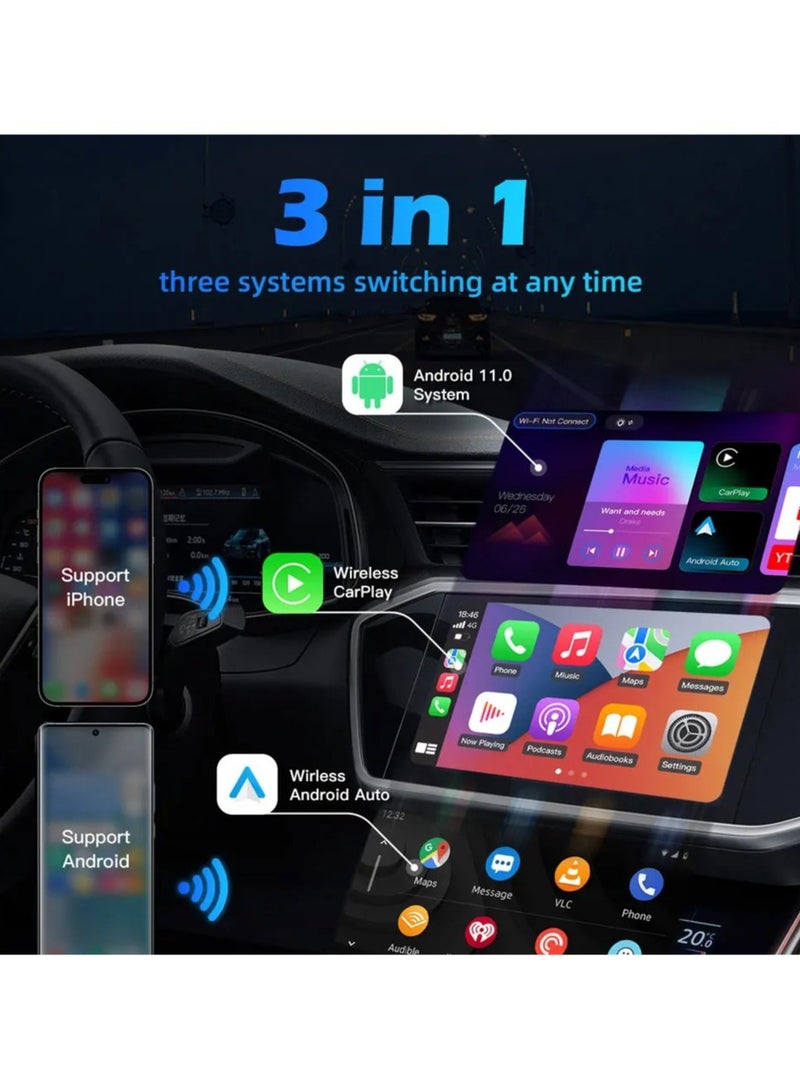 AROAQ Smart TV Box Android Car Wireless CarPlay Adapter for Volvo Hyundai Toyota Mazda Kia Benz Citroen  - Image 5