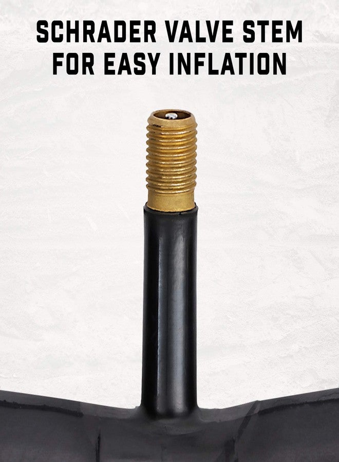 Mongoose Fat Tire Bike Tube, Inner Tubes with Schrader Valve, Fits 20" / 24" / 26" / 27.5" Bicycle Tires, Heavy-Duty Rubber, Easy Inflation, 1-Pack Replacement Tire Tube - Image 3