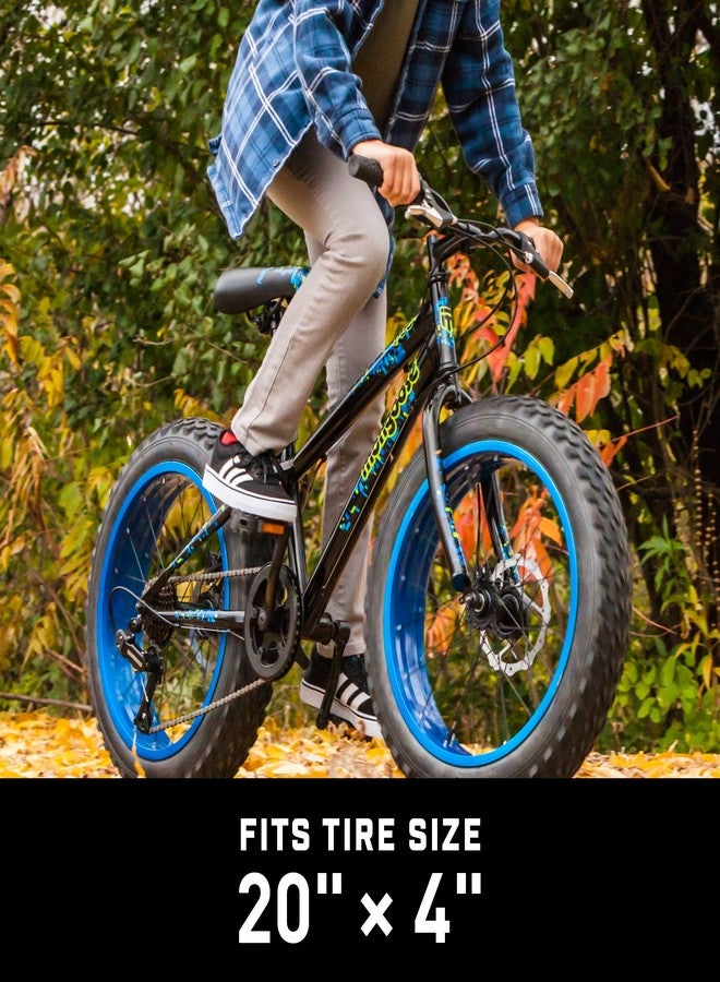 Mongoose Fat Tire Bike Tube, Inner Tubes with Schrader Valve, Fits 20" / 24" / 26" / 27.5" Bicycle Tires, Heavy-Duty Rubber, Easy Inflation, 1-Pack Replacement Tire Tube - Image 4