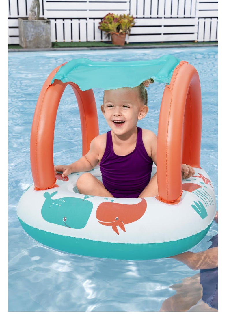 Bestway UV Care Babyseat Sea Animals 84x67cm | Inflatable Baby Float | Baby Pool Float | Summer Water Toy | Pool & Beach Toy - Image 3