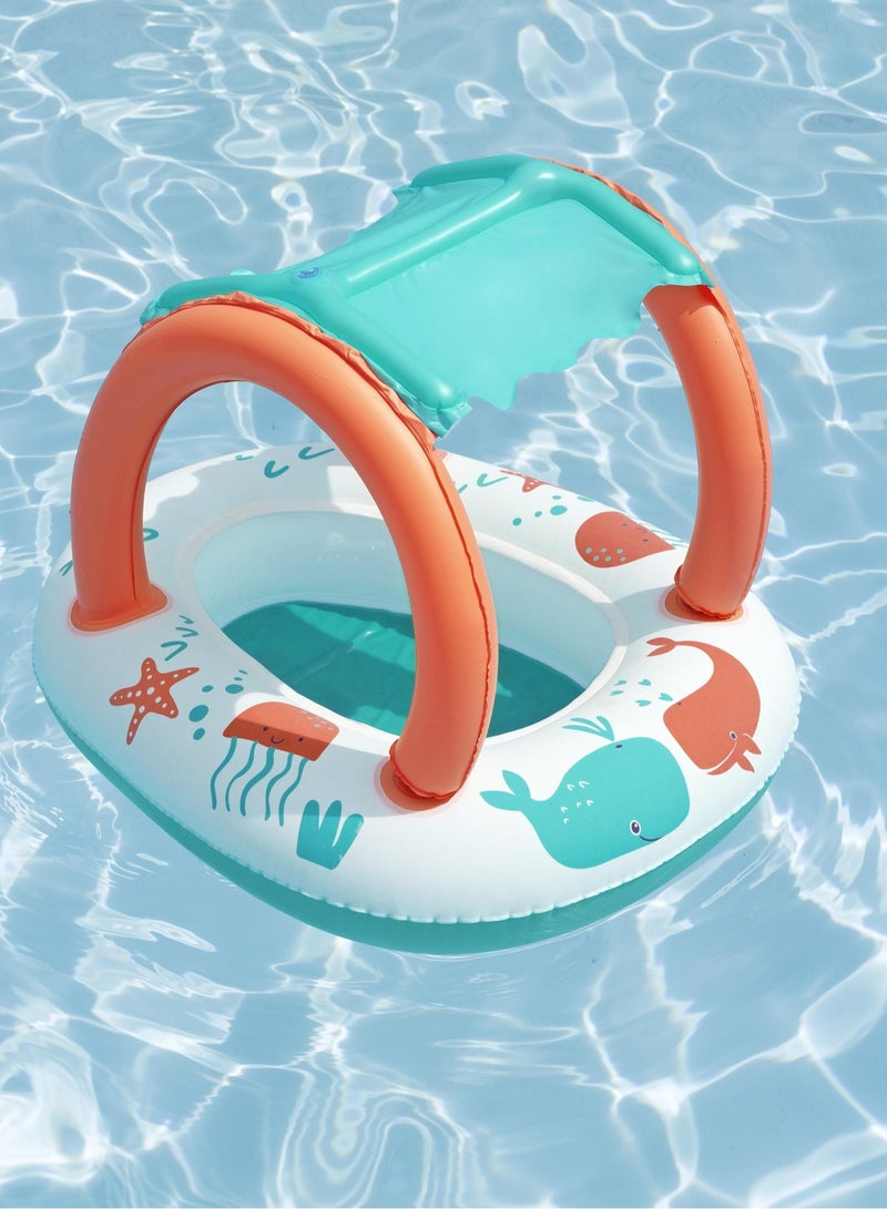Bestway UV Care Babyseat Sea Animals 84x67cm | Inflatable Baby Float | Baby Pool Float | Summer Water Toy | Pool & Beach Toy - Image 5