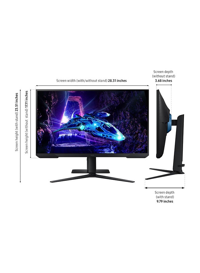 Samsung 32 inch Odyssey G3 G30D Gaming Monitor (1920x1080) FHD With 180Hz Refresh Rate, 1ms Response Time, Virtual Aim point, Black Equalizer, Eye Saver Mode, 3 side borderless, x2 HDMI & AMD FreeSync, HAS(Tilt, Swivel, Pivot) | LS32DG302EMXUE - Image 3