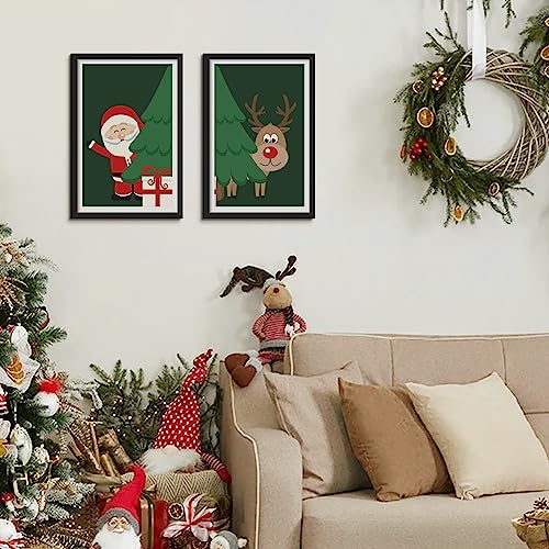 ENJOYBASICS 12x18 Picture Frame, Display Poster 11x17 with Mat or 12 x 18 Without Mat, Wall Gallery Photo Frames, Black, 2 Pack - Image 3