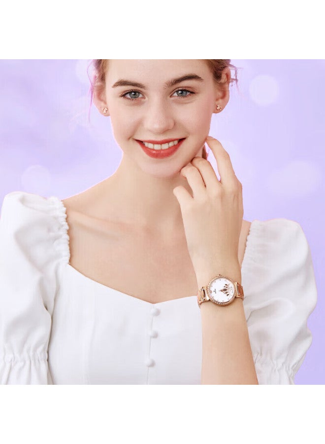 Ebohr Women'S Watch Butterfly Love Flower Crown Hollow Ladies Mechanical Watch Holiday Birthday Gift 36530120 For Girlfriend - Image 1
