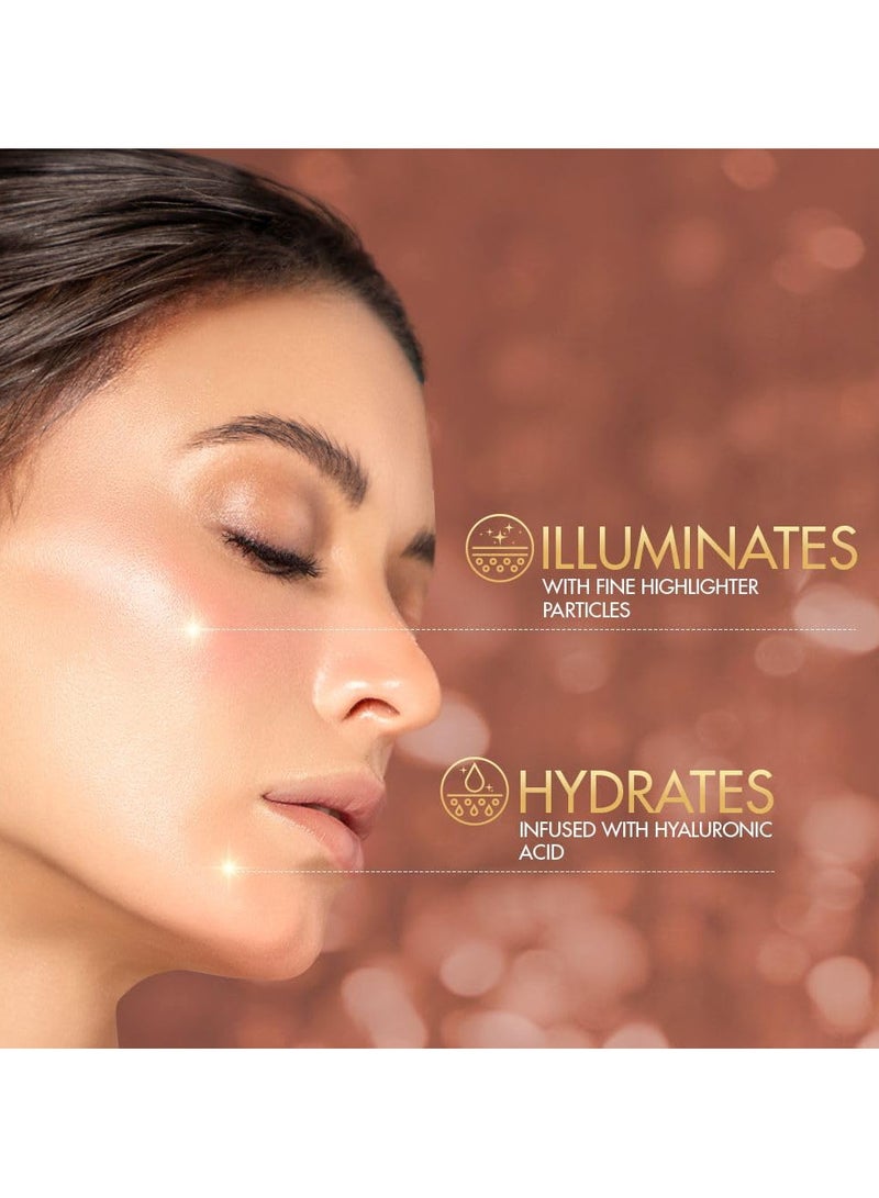 LAKME 9 To 5 Skin Stylist Collection Lumi Fit Cream 30g | Highlighter In Moisturizer | Dewy Rose - Image 5