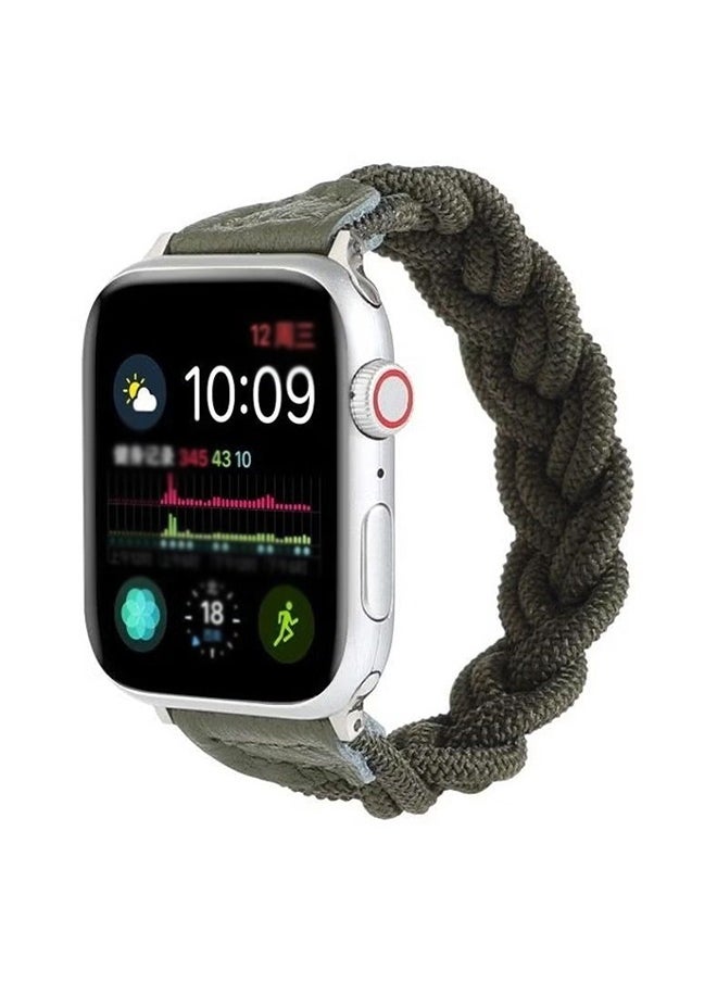 Braided Solo Loop Stretchy Strap Compatible With Apple Watch Series 38mm/40mm Slim Elastic Braid Solo Loop Strap Woven Bracelet for iWatch Series  SE/6/5/4/3/2/1 Replace Strap(M size 130mm) - pzsku/ZDDF2B400826FC54DE2E1Z/45/_/1706767851/31c3853f-5cdd-490c-bad9-817e5a1c3b2f