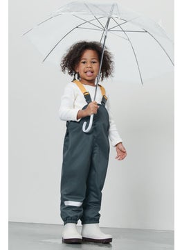 Tchibo Toddlers Boy Plain Thermo Rain Pants, Slate Blue  - Image 1