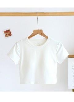 ASIV Women Padded Short Sleeve Top with Built-in Bra – Wireless, Comfortable, No Need for Extra Bra  - Image 3