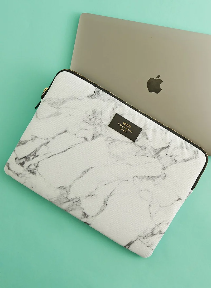 Wouf 13" Marble Laptop Bag