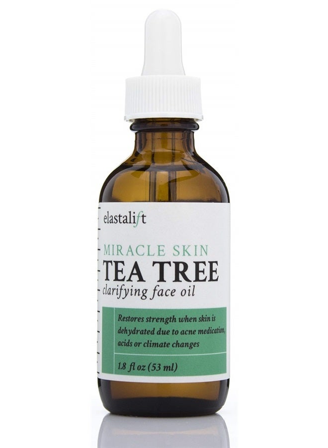 elastalift Tea Tree Oil Facial Spot Treatment W/Witch Hazel Clarifying Tea Tree Oil For Face Helps Target Redness, Acne, Bumps, Dry Itchy Skin, & Large Pores. Non-Irritating Formula, 1.8 Fl Oz - Image 2