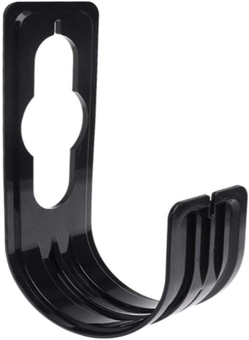 GGOOT Garden Hose Holder - ABS Plastic Garden Hose Hanger, Portable Hose Hook Garden, Garden Hose Holder, Hose Hanger For Attaching to Garden Tap - 22.5 x 7.5 cm Black - Image 5