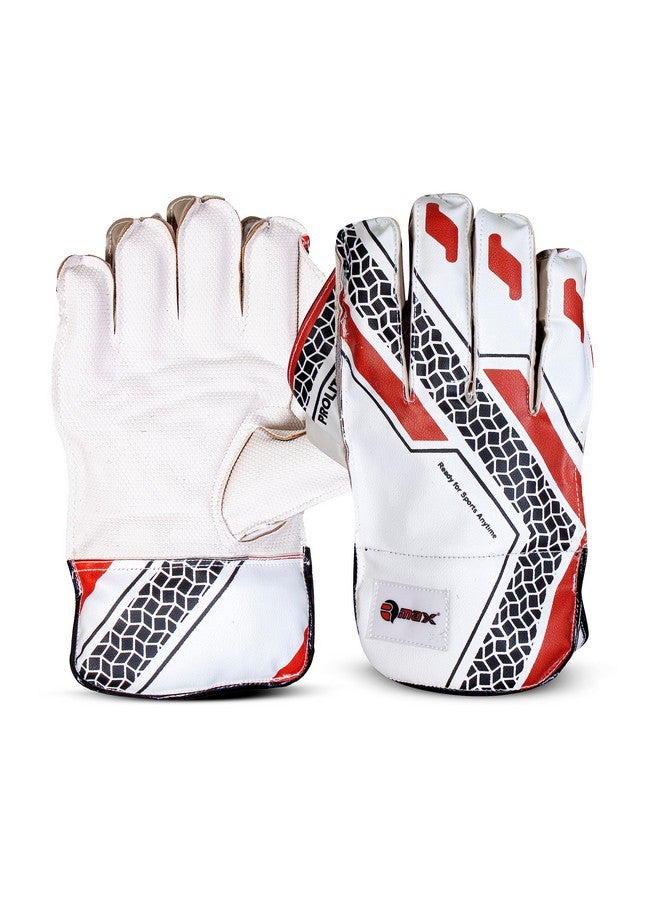 RMAX Prolite Rubber Cricket Gloves: Essential Gear for Wicketkeepers Featuring Advanced Protection and Enhanced Grip - Image 1