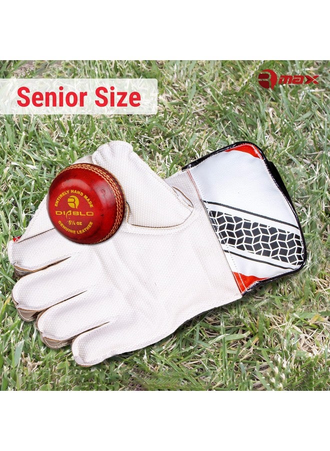 RMAX Prolite Rubber Cricket Gloves: Essential Gear for Wicketkeepers Featuring Advanced Protection and Enhanced Grip - Image 3