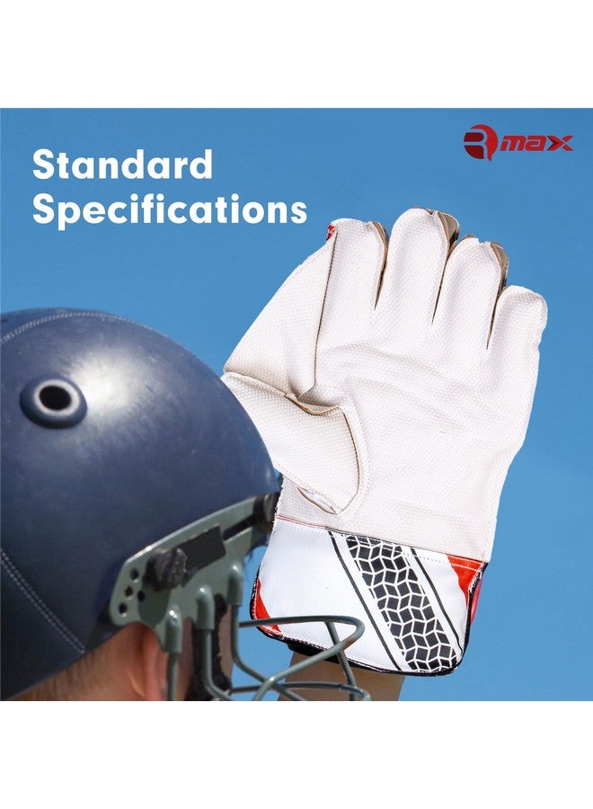 RMAX Prolite Rubber Cricket Gloves: Essential Gear for Wicketkeepers Featuring Advanced Protection and Enhanced Grip - Image 2