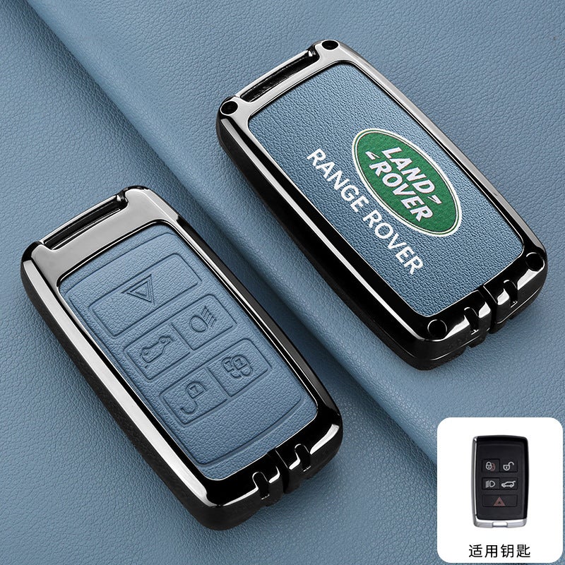 Premium Remote Key Case for Land Rover Range Rover Evoque, Discovery 4/5, Velar - Full Coverage with New Style
