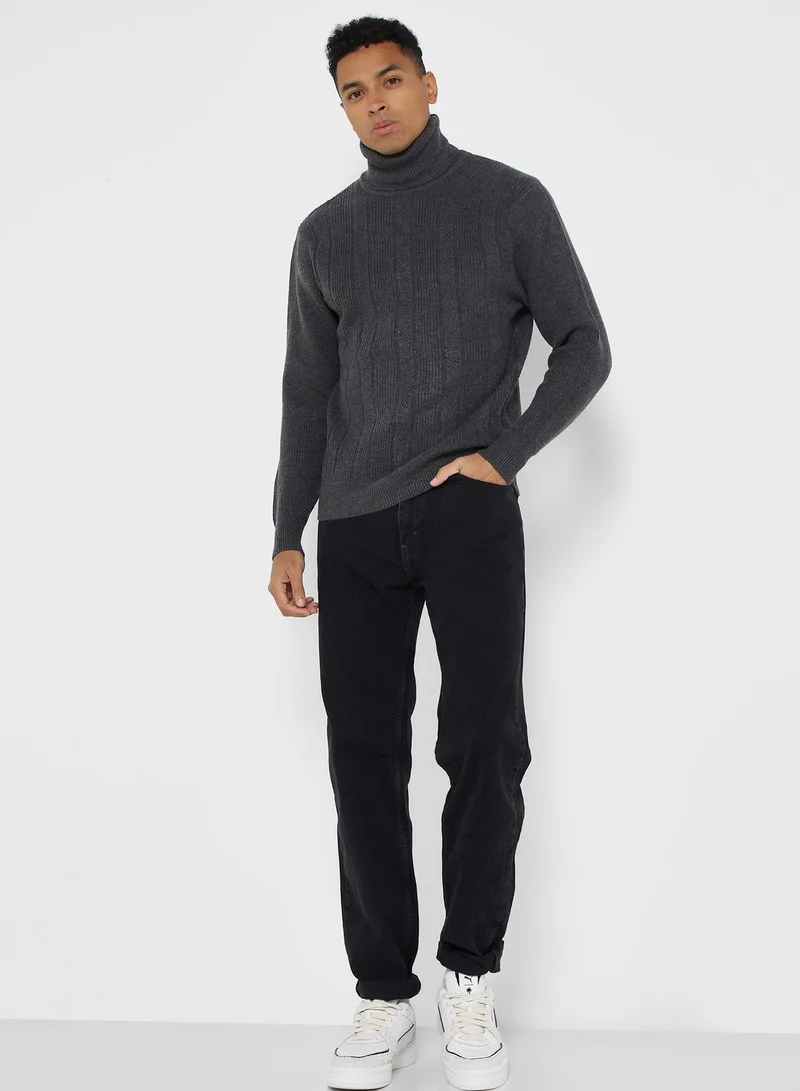 Robert Wood High Neck Sweater