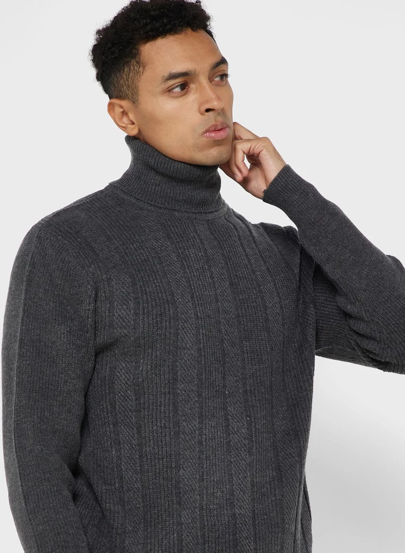 Robert Wood High Neck Sweater